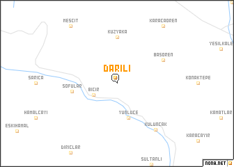 map of Darılı