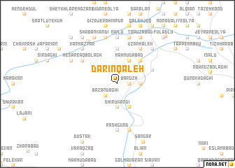map of Darīn Qal‘eh