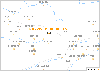 map of Darıyerihasanbey