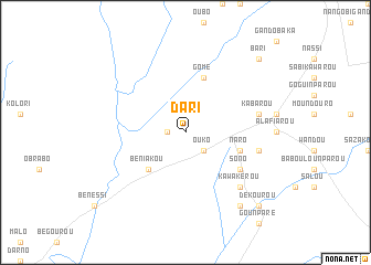 map of Dari