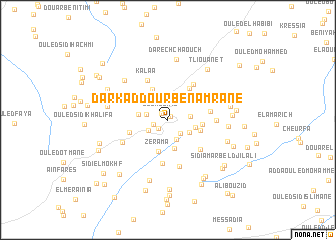 map of Dar Kaddour ben Amrane