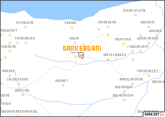 map of Dar Kebdani