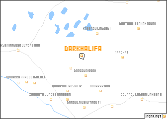 map of Dar Khalifa