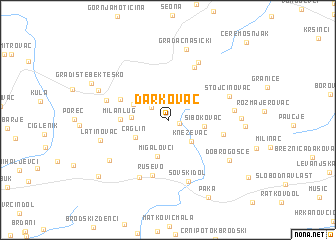 map of Darkovac