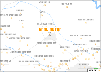 map of Darlington