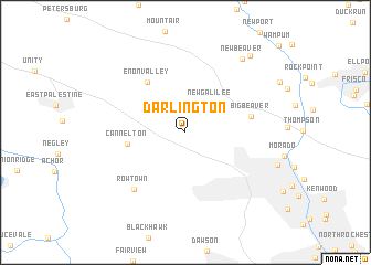 map of Darlington