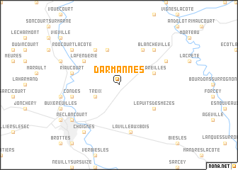 map of Darmannes