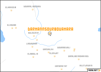 map of Dar Mannsour Bou Amara