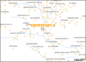 map of Dārmer-e Soflá