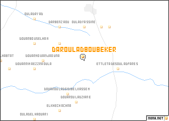 map of Dar Oulad Bou Beker