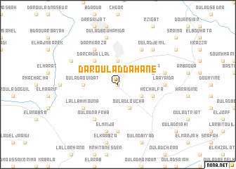map of Dar Oulad Dahane