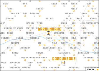 map of Darou Mbaké