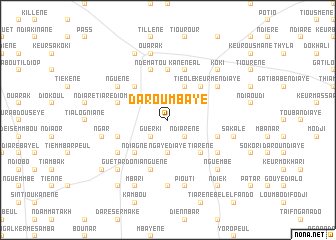 map of Darou Mbaye