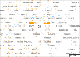 map of Darou Ndiagne