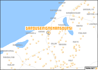 map of Darou Serigne Mansour Si