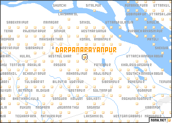 map of Darpanārāyanpur