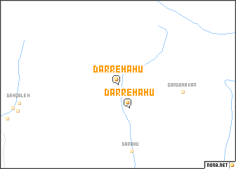 map of Darreh Āhū