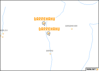 map of Darreh Āhū