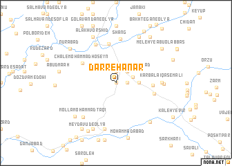 map of Darreh Anār