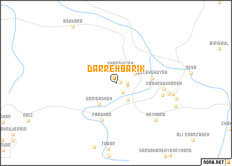 map of Darreh Bārīk