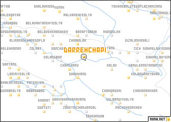 map of Darreh Chapī
