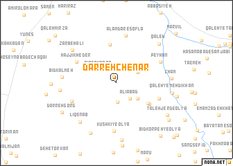 map of Darreh Chenār