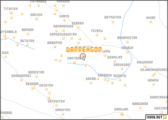 map of Darreh Gor