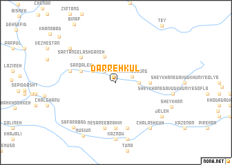 map of Darreh Kūl