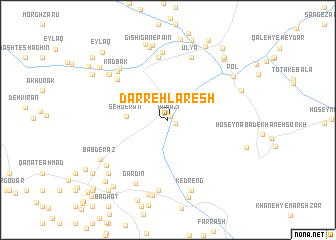 map of Darreh Laresh