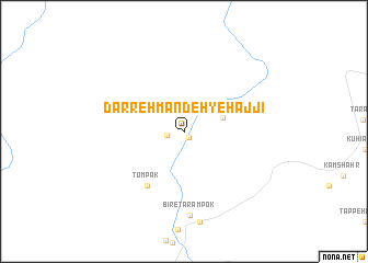 map of Darreh Mandeh-ye Ḩājjī