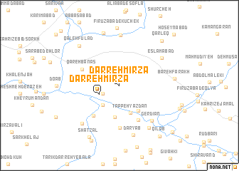 map of Darreh Mīrzā