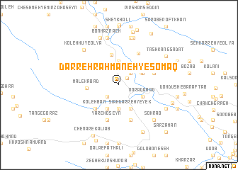 map of Darreh Raḩmāneh-ye Somāq