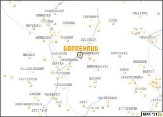 map of Darreh Rūd