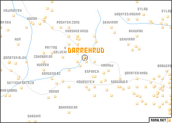 map of Darreh Rūd