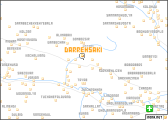 map of Darreh Sākī