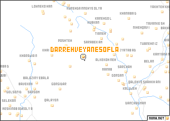 map of Darreh Veyān-e Soflá