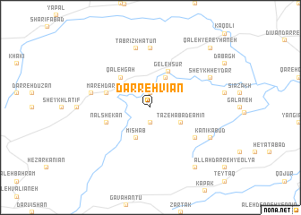 map of Darreh Vīān