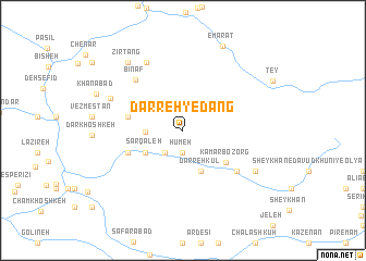 map of Darreh-ye Dang