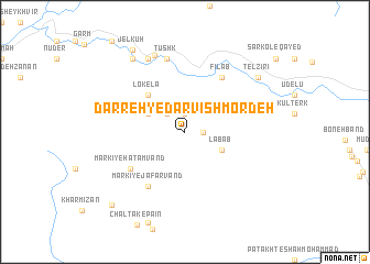 map of Darreh-ye Darvīsh Mordeh