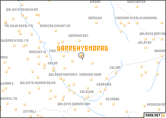 map of Darreh-ye Morād