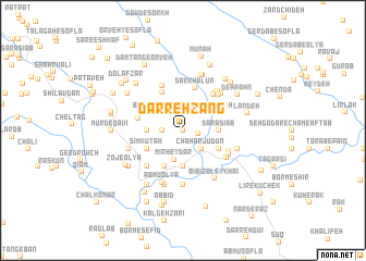 map of Darreh Zang