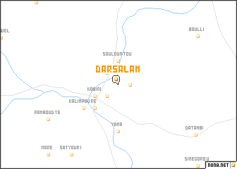 map of Dar Salam