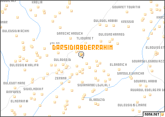 map of Dar Sidi Abd er Rahim