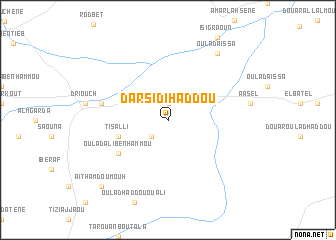 map of Dar Sidi Haddou