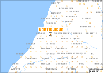 map of Dar Tiguigur