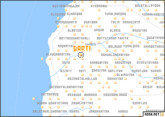 map of Dartī