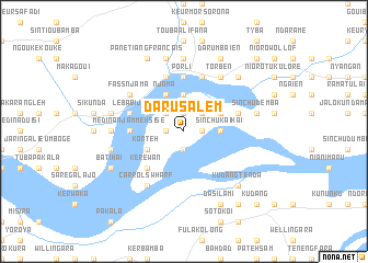 map of Darusalem