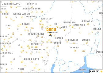 map of Daru