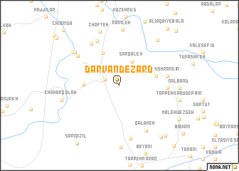 map of Dārvand-e Zard