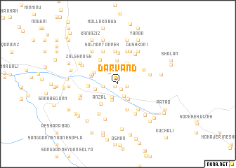 map of Dārvand